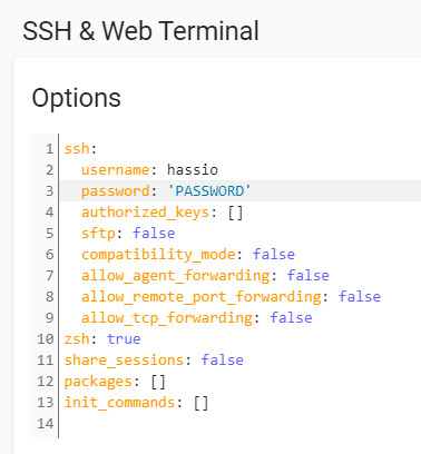 Configuration - Samba Share