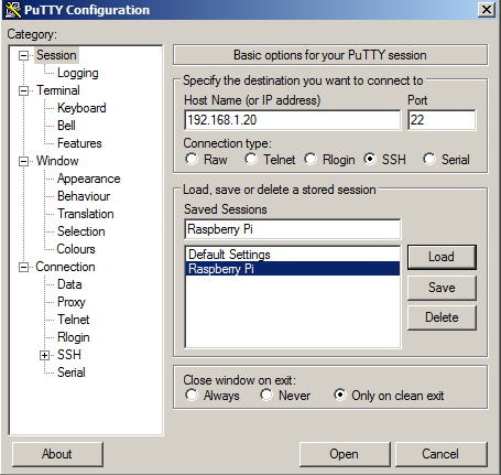 Raspberry IPScanner